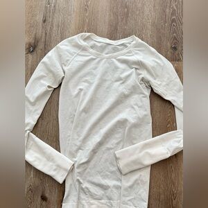 Lululemon White Long Sleeve